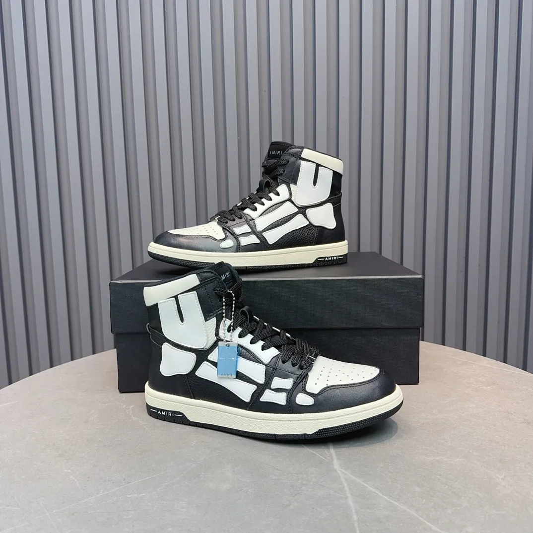 Men's shoes💰620💰 AMIRI AMIRI trendy brand hot sale🔥 Available all year round✅Couples💑 Official website synchronization Imported fabrics 1⃣️ratio 1⃣️Re-engraved, original factory special original sole, 35-45 (38.45. Non-refundable)